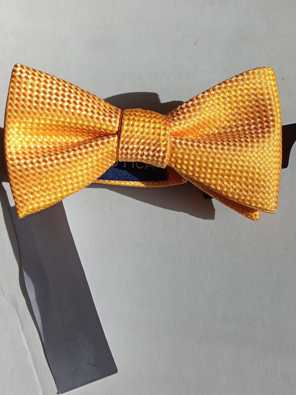NAUTICA GOLD YELLOW BOW TIE